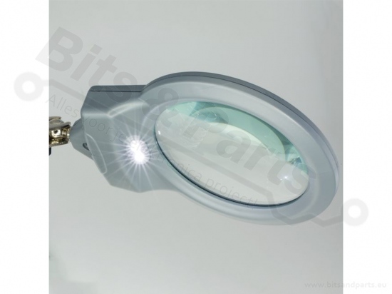Helpend derde handje soldeerhulp/soldeerbouthouder met LED verlichting